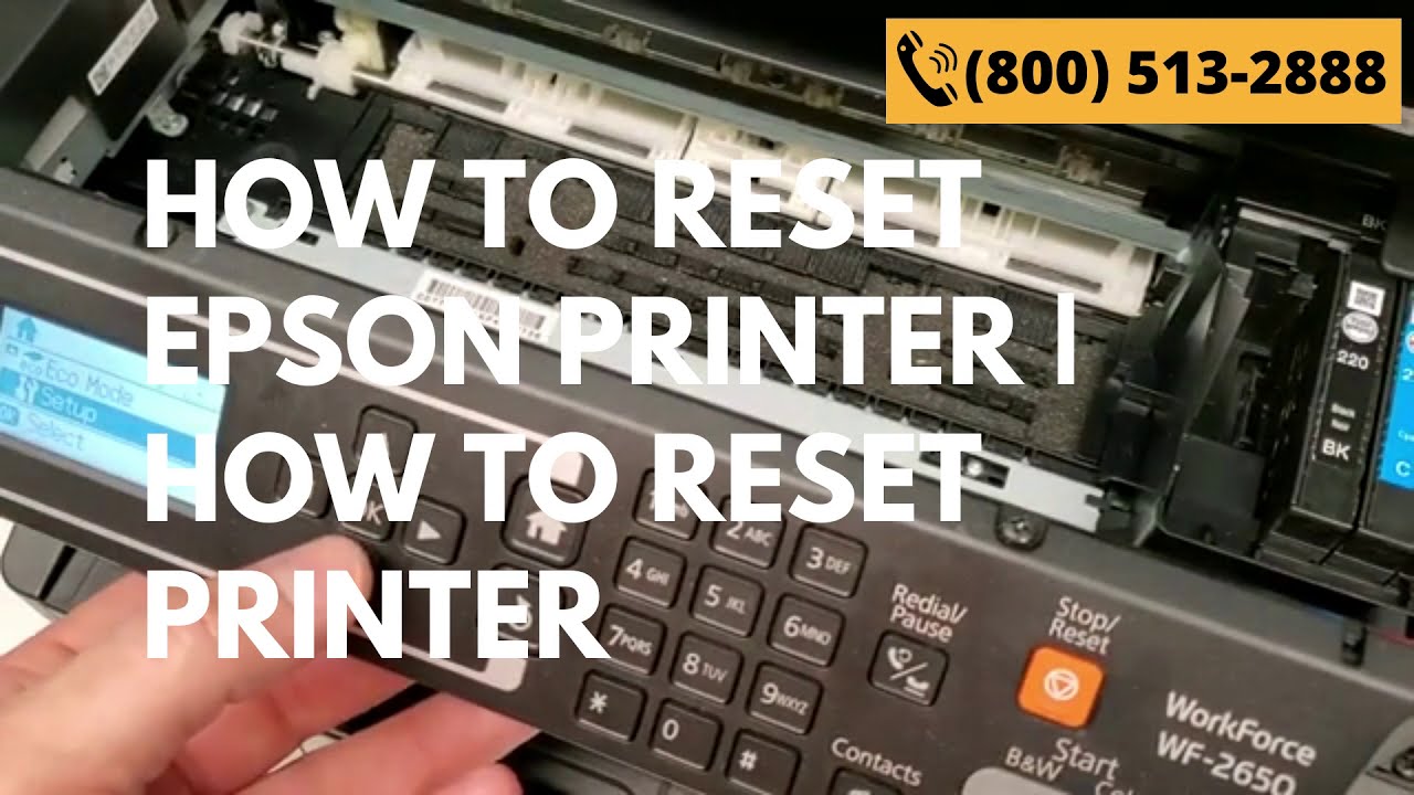 Resetting An Epson Printer A Guide To Resetting Your Printer Reset Printers 0898